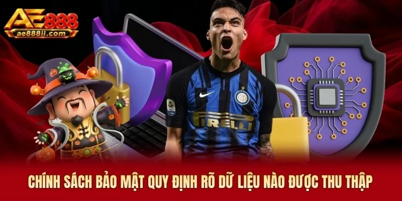 Chính sách bảo mật quy định rõ dữ liệu nào được thu thập